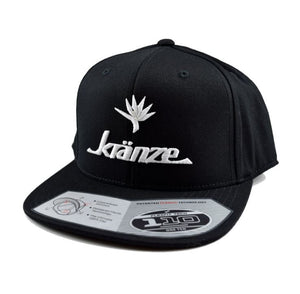 Kranze Snapback Cap - Flat Bill- White Logo