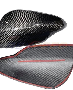 Rexpeed Gloss Carbon Upper Mirror Covers 2022 WRX
