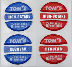 TOM'S Racing Fuel Cap Garnish Sticker
