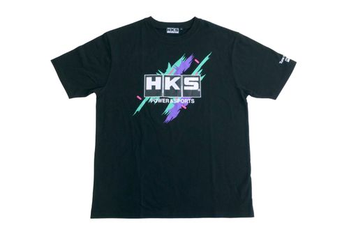 HKS T-SHIRT SUPER RACING BLACK 2L