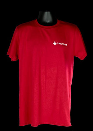 Super Star / Leon Hardiritt Logo T-Shirt - Red