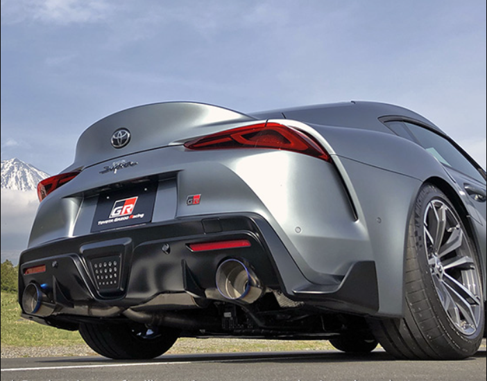 HKS 2019+ Toyota GR Supra w/o OPF Dual Hi-Power Titanium Tip Catback Exhaust