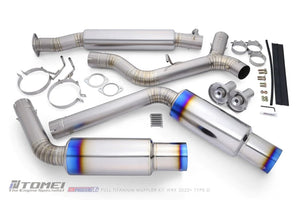 Tomei Expreme Ti Titanium Type-D Dual Exit Catback Exhaust 2022-2023 WRX