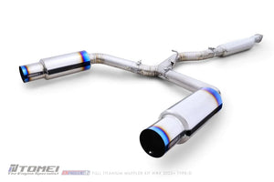 Tomei Expreme Ti Titanium Type-D Dual Exit Catback Exhaust 2022-2023 WRX