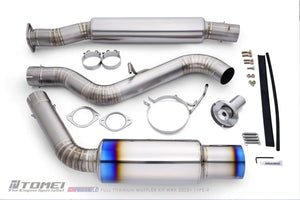 Tomei Expreme Ti Titanium Type-R Single Exit Catback Exhaust 2022-2023 WRX