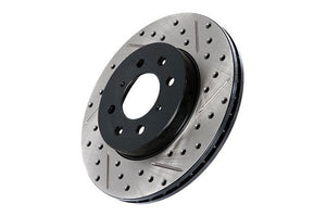 StopTech 2017 Subaru Outback Slotted & Drilled Left Sport Brake Rotor