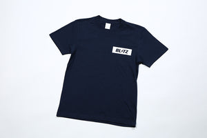 BLITZ Wire Logo T-Shirt Navy Blue