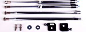 NRG Hood Damper Kit (Polished) - 89-94 240SX S13