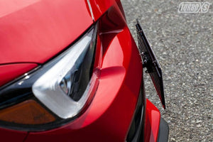 Turbo_XS_License_Plate_Relocation_Kit_left