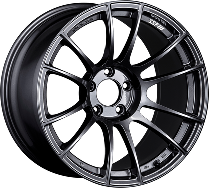 SSR GTX04 18x10.5 5x114.3 15mm Offset Dark Gunmetal