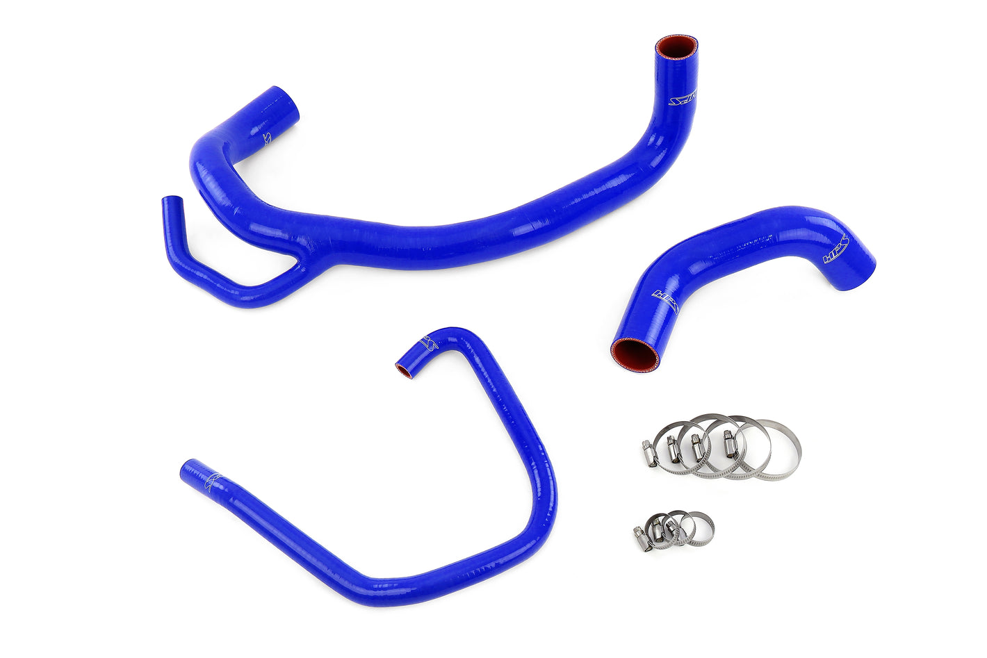 HPS Performance Silicone Hose Kit - Radiator Hose 57-1616R-BLUE