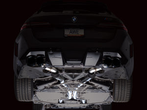 AWE BMW G90/G99 M5 Track Edition Catback Exhaust - Diamond Black Tips