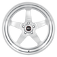 Weld S105 Ventura 20x10.5 / 5x115 BP / 20 Offset / 6.5 BS / 71.5 Bore - Gloss Silver MACH Wheel