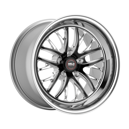 Weld S82 20x10 / 5x4.75 BP / 5.0in. BS (-13 ET) Black Wheel (Low Pad)