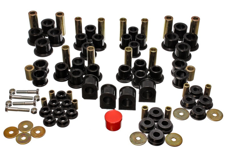 Energy Suspension 99-04 Ford F-250 4WD Superduty Black Hyper-flex Master Bushing Set