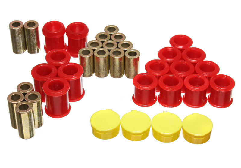 Energy Suspension Red Rear Control Arm Bushing Set 1995-1998 Nissan 240SX (S14)