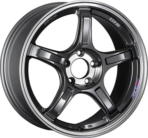 SSR GTX03 18x8.5 5x114.3 38mm Offset Black Graphite