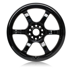 Gram Lights 57DR 18x9.5 +38 5x100 Glossy Black Wheel