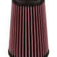 K&N Filter Universal Rubber Filter 3 1/2 inch Flange 4 5/8 inch Base 3 1/2 inch Top 7 inch Height