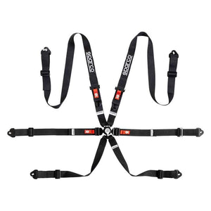 Sparco  BELT COMP H2 PD 6PT STEEL BLK