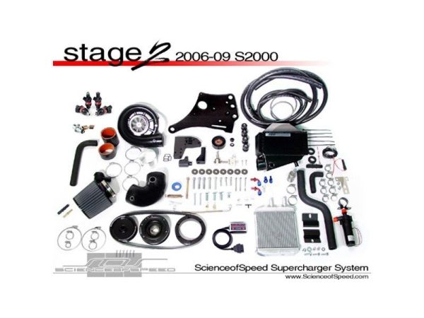 ScienceofSpeedStage 2 Supercharger System 2000-2009 Honda S2000