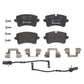 Brembo OE 12-18 Audi A6/A7/14-18 RS7/13-18 S6/S7/20-24 Porsche Macan Low-Met Brake Pad - Rear