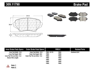 StopTech Performance 06-08 Mazda Miata MX-5 Front Brake Pads