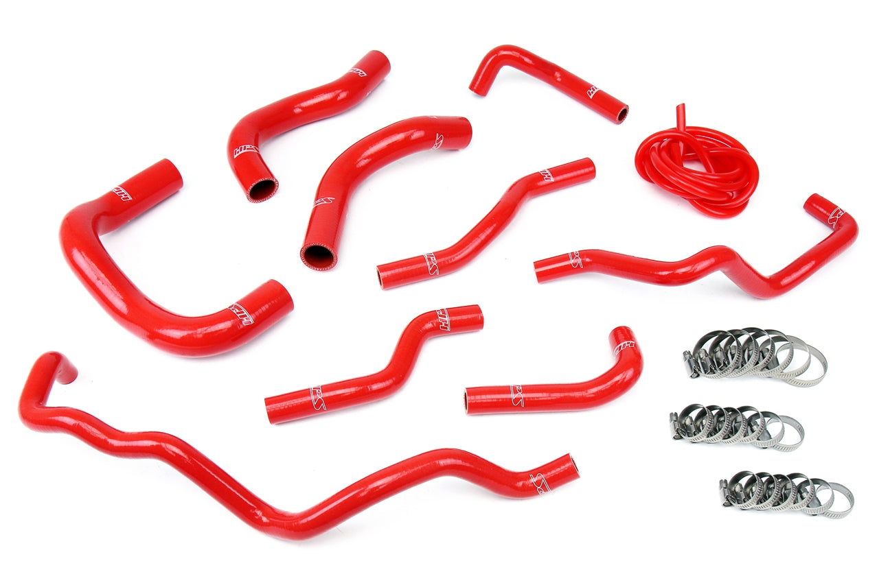 HPS Performance Silicone Hose Kit - Radiator and Heater Hose 57-1341-RED