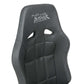 NRG Defender Water Resistant Steel Frame Suspension Seats Black w/ Black Trim & Yellow Embroidery