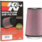 K&N Universal Clamp-On Air Filter 4-1/2in FLG / 5-7/8in B / 4-1/2in T / 8-3/8in H