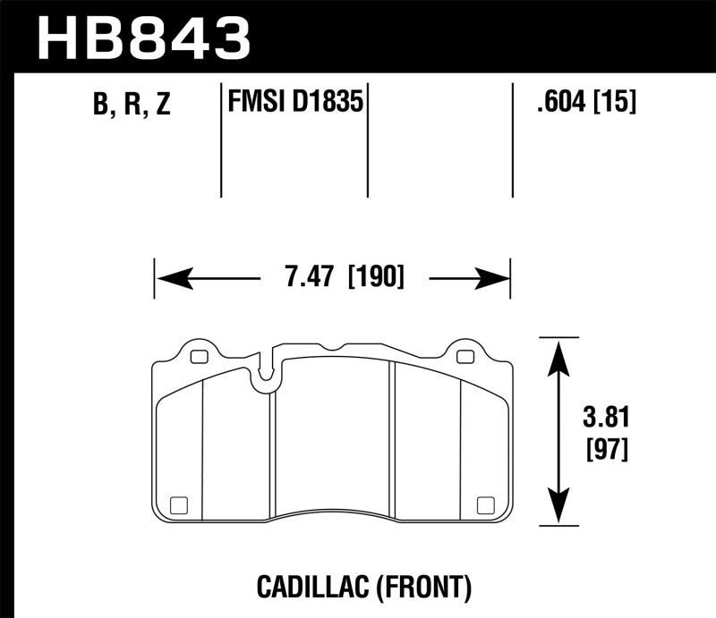 Hawk Performance Ceramic Brake Pads