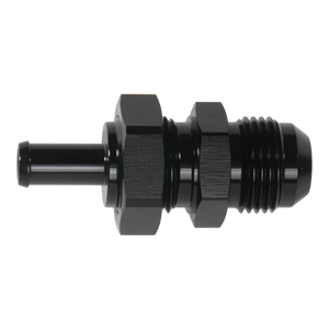 DeatschWerks 10AN Male Flare Bulkhead to 3/8in Hose Barb Straight