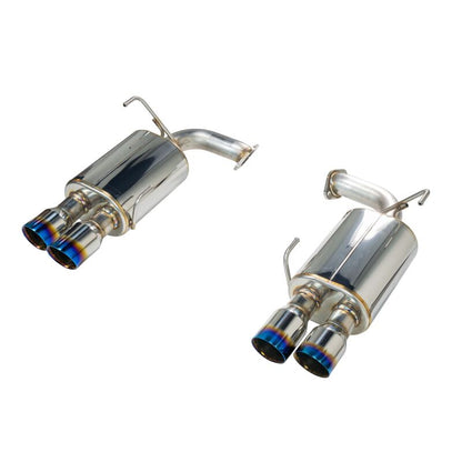 Remark Axle Back Exhaust w/Burnt Stainless Steel Dual Wall Tip 2015-2021 Subaru WRX/STI