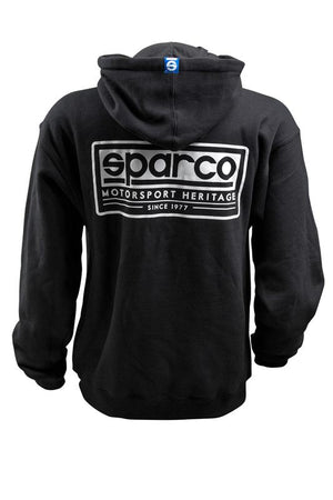 Sparco Sweatshirt Hooded Heritage Blk Xx