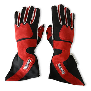 RaceQuip SFI-5 Red/Black Small Outseam Angle Cut Glove