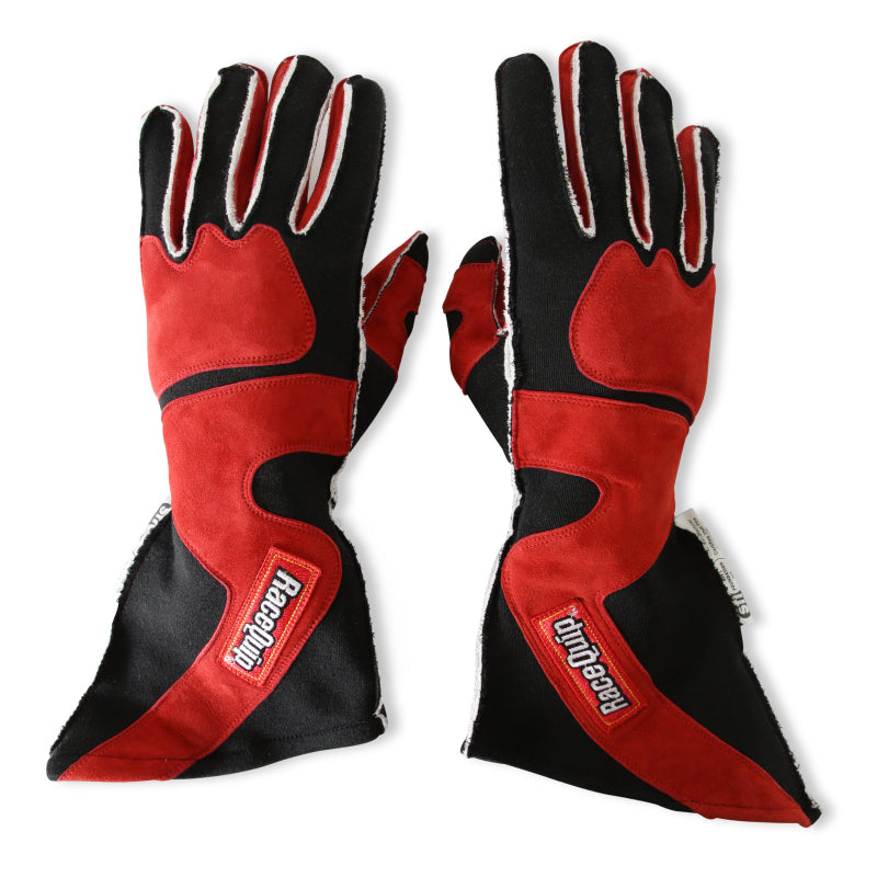 RaceQuip SFI-5 Red/Black 2XL Outseam Angle Cut Glove