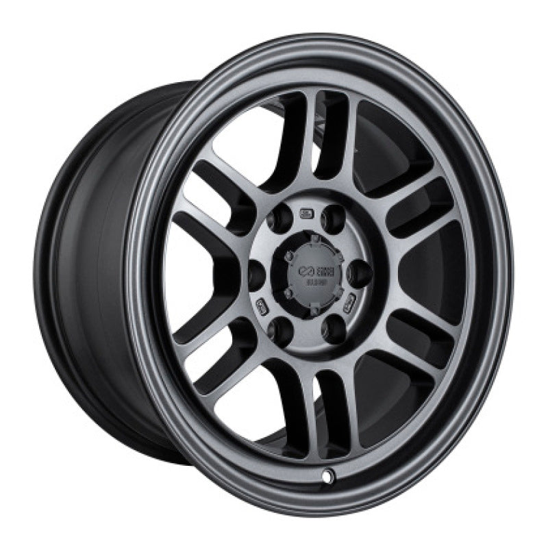 Enkei RPT1 16x8 6x139.7 0mm Offset 108.5mm Bore Black Wheel w/ Machined Spokes (MOQ 40)