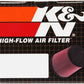 K&N Universal Rubber Filter Round Tprd 3.313in Flange ID x 4.75in Base OD x 3.5in Top OD x 6.5in H