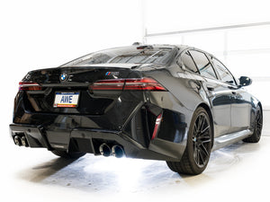 AWE BMW G90/G99 M5 Track Edition Catback Exhaust - Chrome Silver Tips