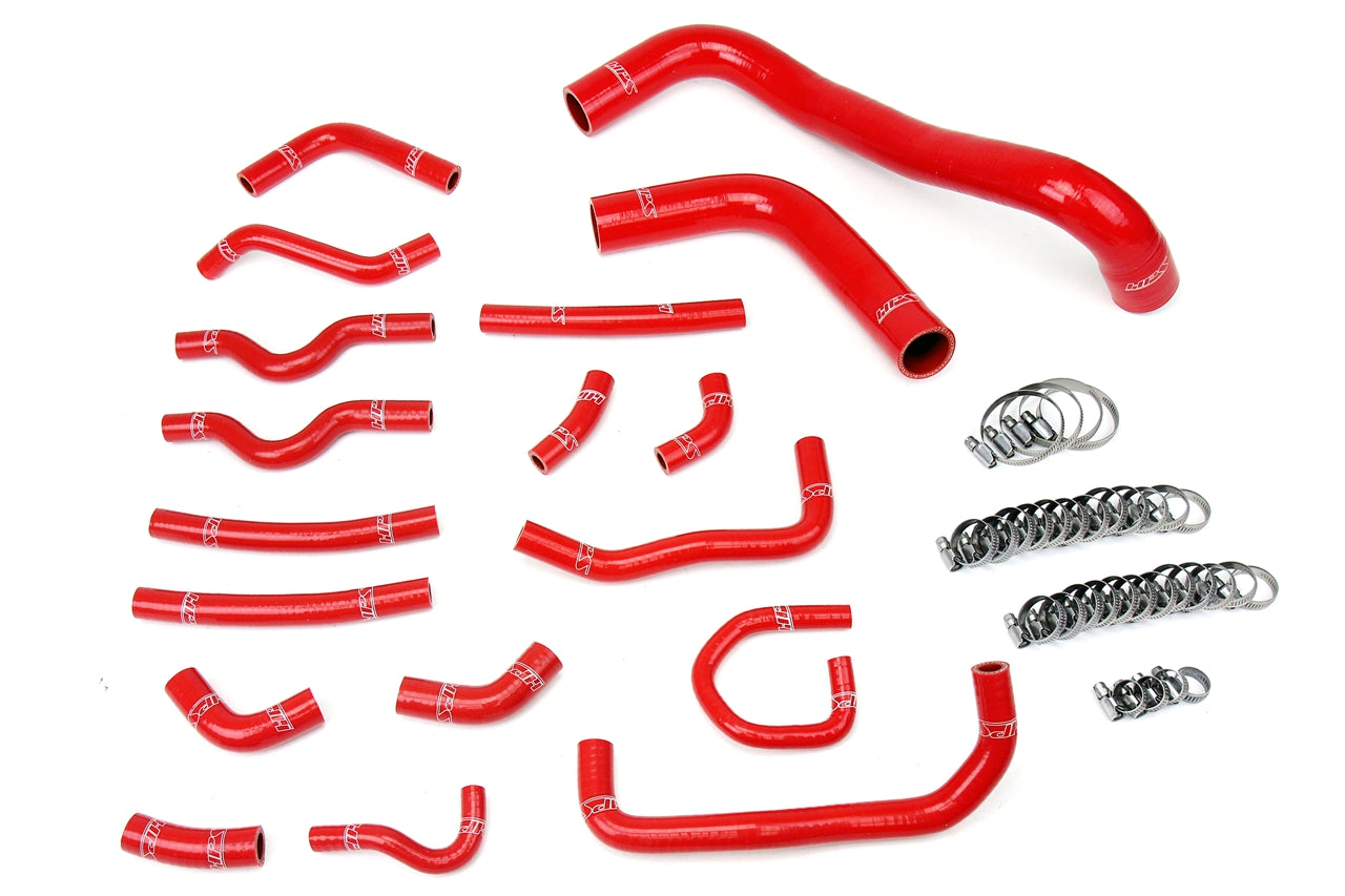 HPS Reinforced Silicone Radiator + Heater Coolant Hose Kit, Toyota 98-02 Land Cruiser 4.7L V8 J100