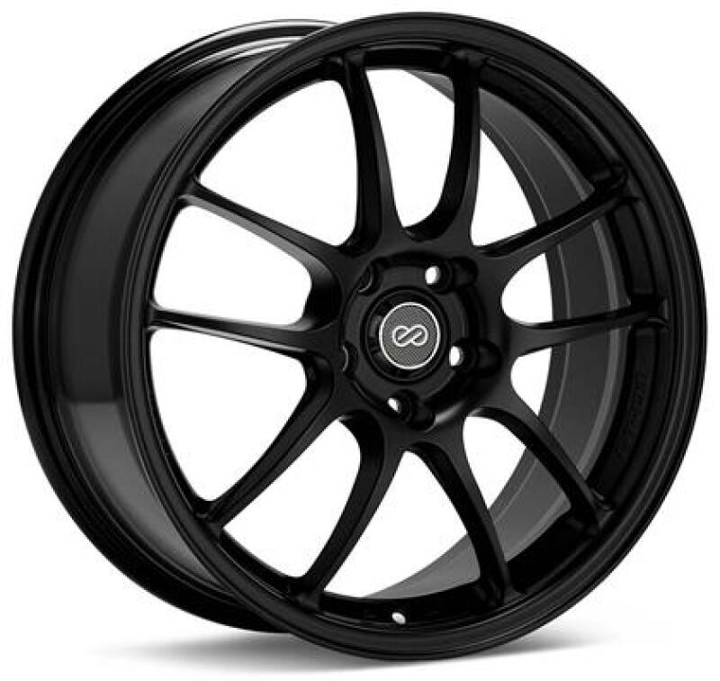 Enkei PF01 16x7 4x100 43mm Offset 75mm Bore Black Wheel (MOQ 40)