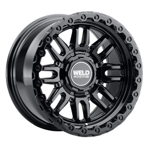 Weld Off-Road Swift 17x9in - 6x135 / 6x139.7 BP - ET-12 - 106.1mm CB - Gloss Black Wheel & Ring