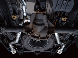 AWE Tuning 2021+ Ford F150 Tremor w/ Bumper Cutouts 0FG Non-Resonated Catback w/ Chrome Silver Tips
