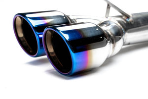 ETS Extreme Catback Exhaust Resonated Burnt Tips 2015-2021 WRX / 2015-2021 STI