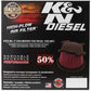K&N 2017 Ford F250 Super Duty V8-6.7L DSL Replacement Drop In Air Filter