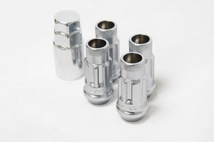 Muteki SR48 Silver Open End Locking Lug Nut 12x1.25