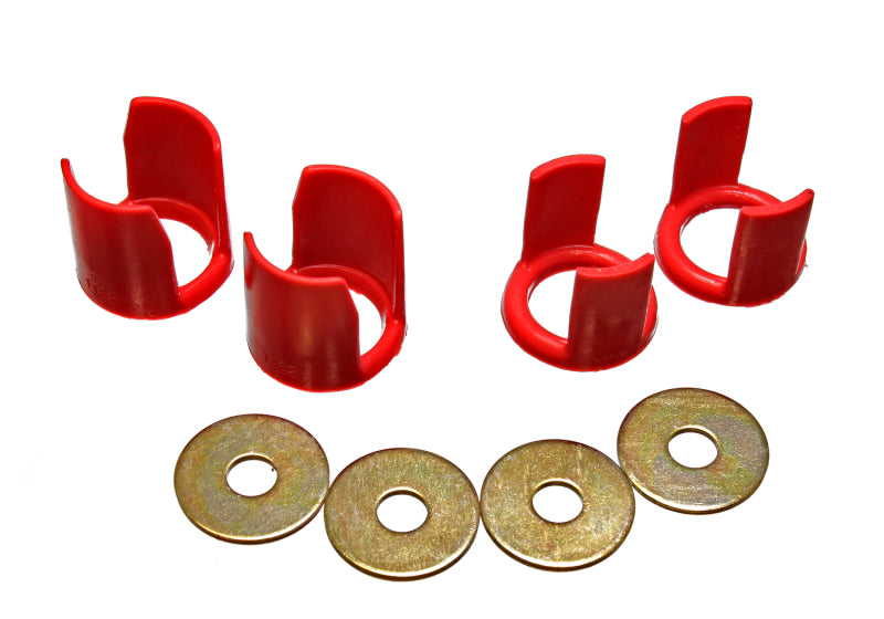 Energy Suspension Red Rear Subframe Insert Set 1989-1994 Nissan 240SX (S13)