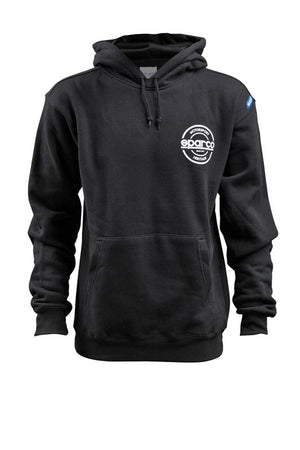 Sparco Sweatshirt Hooded S-Seal Blk Sml