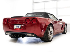 AWE Tuning 09-13 Chevrolet Corvette 6.2L Track Edition Axle-back Exhaust w/ Diamond Black Tips