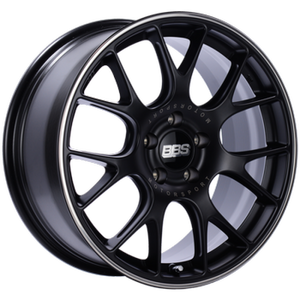 BBS CH-R 19x10 5x130 ET38 CB71.6 Satin Black - 82mm PFS/Clip Req.